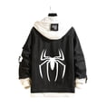 thumbnail image 1 of Chaqueta de mezclilla con estampado del logotipo de Spider-Man de Marvel, 1 of 1
