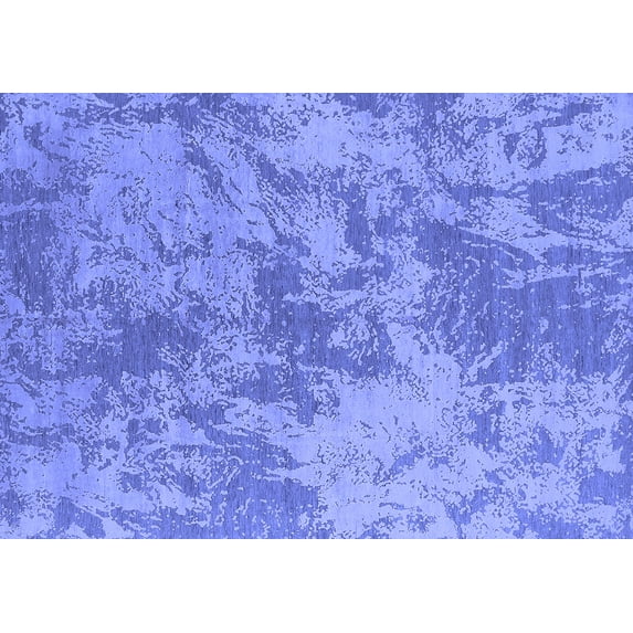 Ahgly Company Indoor Rectangle Oriental Blue Industrial Area Rugs, 3' x 5'