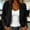 *Black, variant on Women's Lightweight Lapel Blazer Jacket,Casual Business Work Jacket Green^,Women's Plus XXL