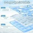 thumbnail image 4 of Pet Cooling Mat,2025 New Dog Cooling Mat for Dogs and Cats, Cool Comfort Water Sensor Mats, Washable and Portable Cool Pad Suitable for All of Pet (C, M-40 * 50cm), 4 of 7