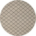 thumbnail image 1 of Ahgly Company Indoor Round Contemporary Tan Brown Solid Area Rugs, 8' Round, 1 of 6