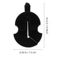 thumbnail image 2 of WRITWAA 1Pcs Tourte Style Rubber Mute for Violin and Cello Accessories in Practice Sessions, 2 of 8