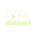 thumbnail image 2 of Christmas Wall Stickers for Ceiling and Window, Glowing Santa Ceiling Decor, Room Night Light Stickers, Luminous Christmas Bell Tree House Design, Shop Window Glass Stickers, Supermarket Wallpaper, 2 of 6