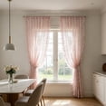 thumbnail image 5 of AYktou Floral Lace Sheer Curtains, 39.4×55.1 Inch Farmhouse Rod Pocket Window Voile Sheer Drapes, Ruffled Window Curtain Light Filtering Chic Window Drapes for Bedroom Kitchen Living Room Decor, 5 of 7