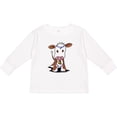 thumbnail image 3 of Inktastic Little Brown Cow Boys or Girls Long Sleeve Toddler T-Shirt, 3 of 5