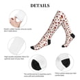 thumbnail image 5 of Pofeuu Red Mushroom Print Compression Socks for Women & Men Circulation - Best Support for Nurses,Running,Athletic,Sports, 5 of 7