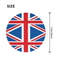 thumbnail image 2 of British Flag Round MousePad Washable Non-Slip Rubber Base Small Mouse Mat, 7.9×7.9 inches, 2 of 6