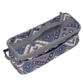thumbnail image 3 of Camping Travel  Organizer, Comfortable Handle Large Capacity Widened Design Camping Utensils Storage Bag Wear Resistant  For BBQ Blue Embroidery, 3 of 8