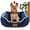 Blue-Small, variant on Rectangle Cat Dog Bed For Large Medium Small Pets Indoor Outdoor Machine Washable Sleeping Sofa Non-slip Bottom Soft Puppy Durable Calming Pet Cuddler (small  Leopard)