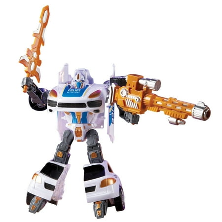 - Boys Transforming Super Robot Police Car with Interchanging Parts