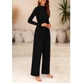thumbnail image 4 of Mono Enterizo PRETTYGARDEN de Manga Larga con Cuello Simulado Negro XL, 4 of 8