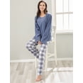 thumbnail image 4 of Richie House Women's Soft & Warm Lightweight Fleece Pajama Set RHW2857, 4 of 5