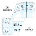 thumbnail image 4 of Transportador Guangmc de 360 grados (5 piezas) - Transportador circular transparente, herramientas de dibujo, 4 of 7