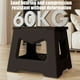 thumbnail image 5 of Taburete Plegable Resistente | Asiento Portátil para Adultos para Acampar y Pescar | Silla de Plástico Compacta y Ligera con Asa | Soporta 60 Kg | Taburete de Descanso para Senderismo Al Aire Libre, 5 of 6