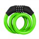 thumbnail image 1 of Candado de Bicicleta Bloqueos de Bobina de Cable de Acero Colorido JShteea Antirrobo 4 Dígitos, 1 of 7