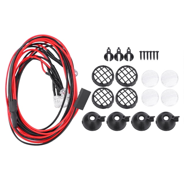 Luz LED Universal con pantalla para TRXAAXS/TRX4/SCX10/D90 1/10 RC Crawler CarRound