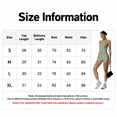 thumbnail image 5 of Girony Women Halter Tank Yoga Outfit Set, Square Neck Workout Cami Top & High Waist Athletic Biker Shorts, Soft Stretch Activewear for Gym Fitness, 5 of 5