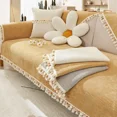thumbnail image 2 of Thickened Fabric Sofa Cover I Shape Slipcover Seat Sofa Towel Dust Cover Towel Couches for Living Room Decor Chair Mat (D,30x50cm case 1pc), 2 of 7
