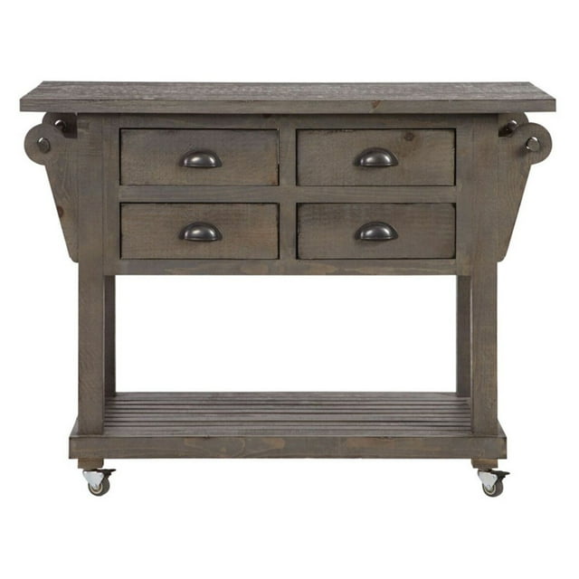 Progressive Willow Kitchen Island with Drawers