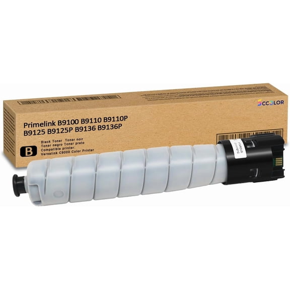 B9100 Black Toner Cartridge Compatible for Xerox 006R01766 Toner Replacement for Xerox Primelink B9100 B9110 B9110P B9136 B9136P B9125 B9125P Printers(1 Pack/71,500 Pages High Yield)