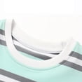 thumbnail image 5 of LYMAYTER Kids Girls Sundress Youth Short Sleeve Long T-Shirt Dress 4-12Y Toddler Casual Fashion Movement Ventilate Dresses, 5 of 8