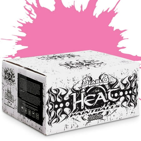 Diablo Heat Paintballs w/ Pink Fill - 2,000 Count