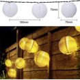 thumbnail image 4 of Linterna solar de tela para exteriores-3,5 m 10 luces-Tipo solar Zhivalor ZH-030, 4 of 8