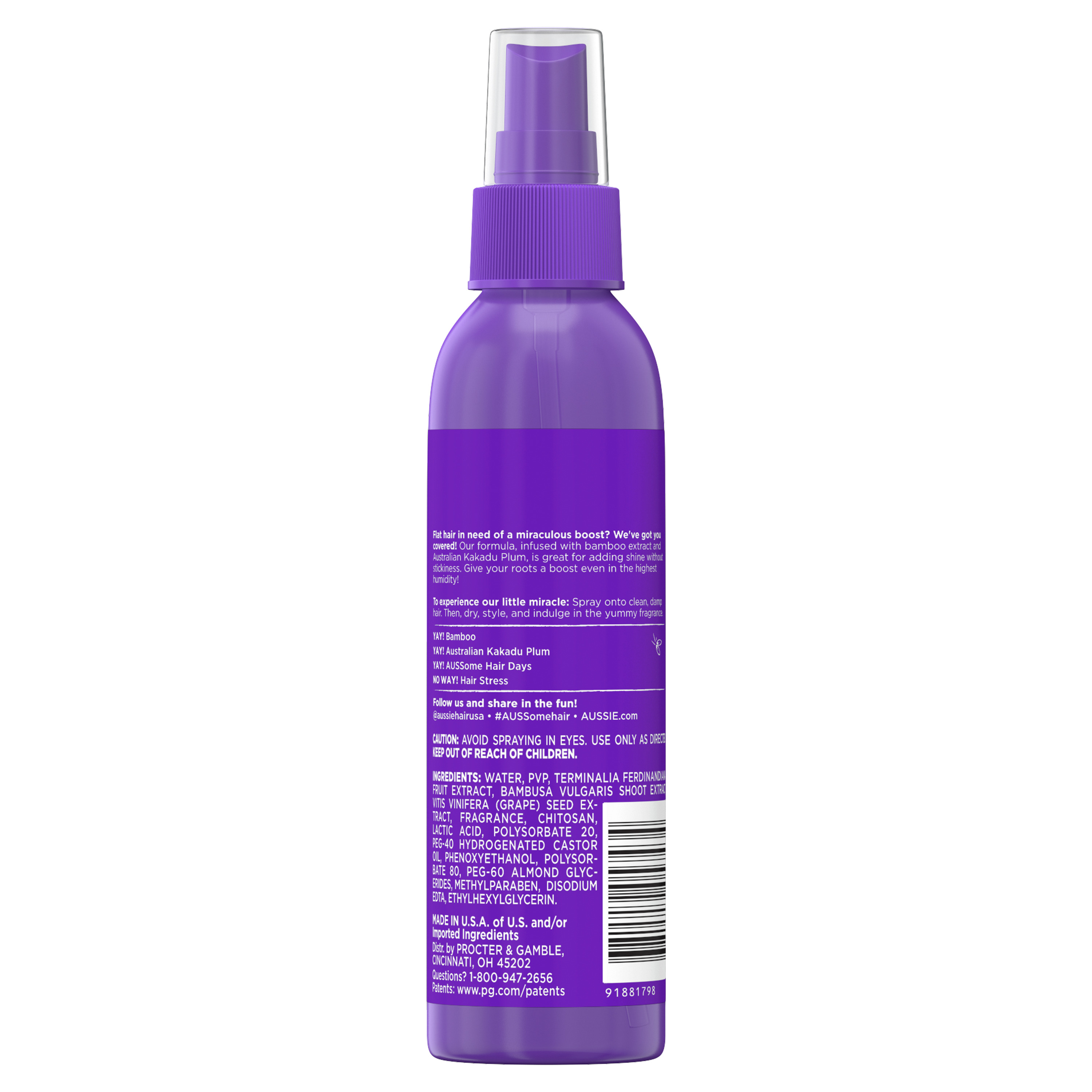 Aussie Headstrong Volume Volumizing Maximum Hold Squeeze Hair Styling Gel, 5.7 fl oz - image 3 of 7