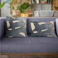 thumbnail image 2 of Plutus Brands Plutus Blue Palm Floral Luxury Throw Pillow, 22L x 22W, 2 of 3