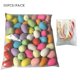 thumbnail image 5 of Inteprter 50 Uds huevos falsos de Pascua decoración de de fiesta de plástico huevo jardín de infantes accesorios de pintura DIY blanco con cuerda Kits de decoración para fiestas Vistoso con Cuerda Inteprter HA003690-02, 5 of 6