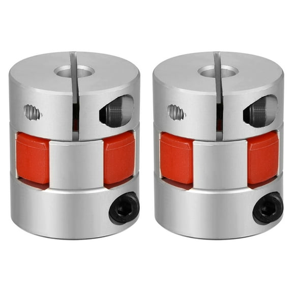 2pcs Shaft Coupling 8mm-8mm Bore L35xD30 Flexible Coupler Joint for Servo Motor