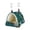 #12 _ B _ Green _ L, variant on Chirstmas Bird Nest House, Winter Warm Snuggle Hut, Bird Bed, Hanging Hammock for Parrots Budgies Parakeets Caique Senegal Cockatiels Conures, A _ Green _ S