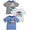 White/Grey/Blue, variant on PJ Masks Toddler Boys T-Shirts 3 Pack - PJ Masks Clothes Featuring Catboy, Gekko, and Owlette (White/Grey/Blue, 6)
