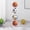 White, variant on JilgTeok 1 Packs 4 Tiers Basketball Stand Balls Holder for Basketball Football Ball Frame Multi-Purpose Vertical Ball Rack