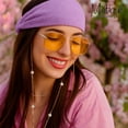 thumbnail image 2 of Motique Accessories Solid Headwrap with Delicate Design (Lavender, Medium), 2 of 5