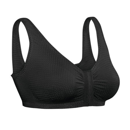 

Comfort Sleep Bra Front Closure Black Size 36