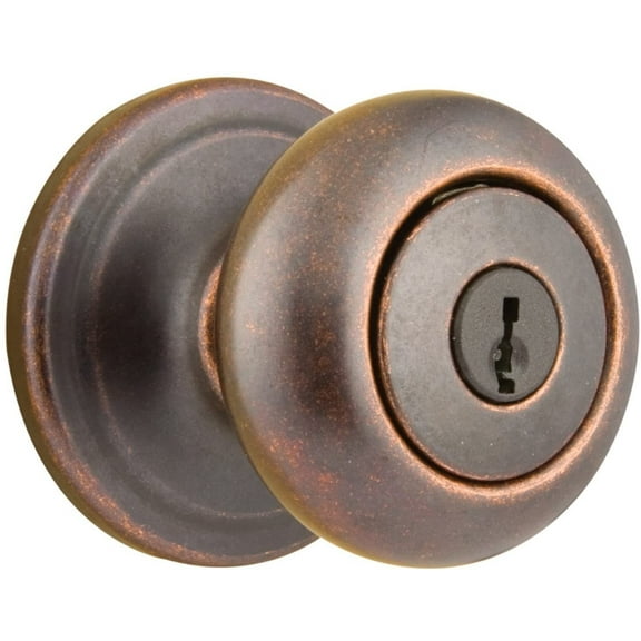 Kwikset CP740J-11PS Clear Pack Juno Entry Lock Smart Key Venetian Bronze Finish