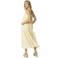 thumbnail image 3 of Joie Womens Bondi Tiered Cotton Jacquard Midi Dress XXS Chamomile - NWT $328, 3 of 7