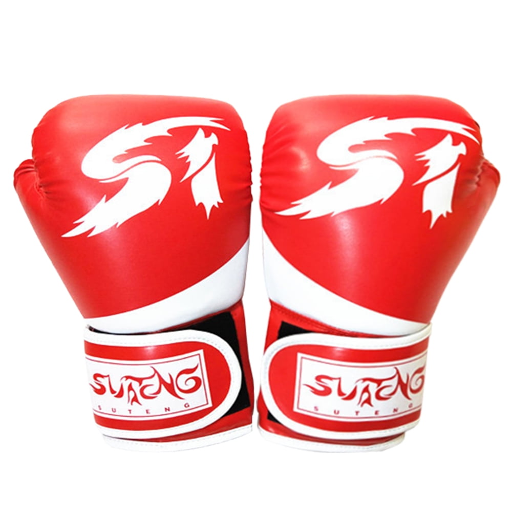 Gants de Boxe pour Enfants Gants d'Entraînement à la Boxe pour Jeunes Sacs  de Frappe Muay Thai Mitaines Équipement de Pratique de Boxe pour Sacs de