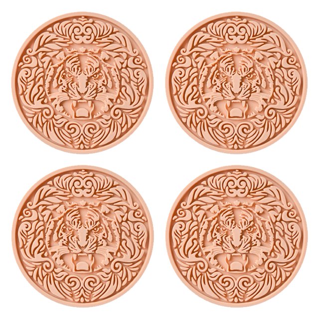 4 posavasos de silicona, posavasos redondos engrosados para fregadero, posavasos para café, posavasos para barra de copa de vino Westin