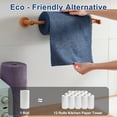 thumbnail image 5 of 80 Pack Cleaning Cloth Roll Reusable Paper Towels 12"×12" Tear Away Microfiber KitchenTowels, Durable Wash Cloths, Lint Free Rags for Kitchen,Window,Cleaning Supplies, 5 of 8