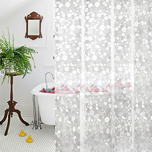 EVA 3D Water Cube with Bottom Magnets Aoohome 36x72 Inch shower Curtain Liner 