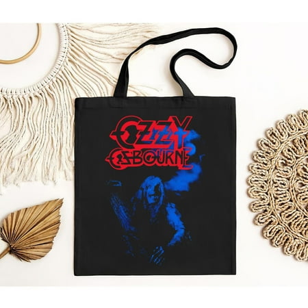vintage TBag perfect for everyday wear  Ozzy Osbourne Bark At The Moon Puff Paint Tote Bag Up to -TH20574