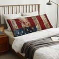 thumbnail image 4 of Balery American Flag1 Funda Protectora para Almohada Corporal de Algodón Hipoalergénico con Cierre(55 x 21 pulgadas), Almohadas No Incluidas, 4 of 7