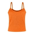 thumbnail image 4 of Women's Spaghetti Strap Ribbed Tank Top - Slim Fitted Sleeveless Layering Shirt for Casual & Parties, 4 of 6