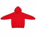 thumbnail image 3 of Zijinkuiwen Kids Pullover Hoodie with Kangaroo Pet Pouch Long Sleeve Sweatshirt with Thumb Holes for Daily Wear and Pet Interaction,Red,11-12 Years, 3 of 4