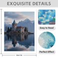 thumbnail image 3 of Diamond Art Kits for Adults - 5d Castle Lake Reflection Serenity Diamond Painting for Adults, Diamond Art for Adults Beginners, Diamond Painting Kits for Adults for Home Wall Decor, 3 of 7
