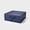 Navy Blue, variant on Geoto 15"x15"x5.9" Large Square Size Luxury Rigid Foldable Magnetic Closure Collapsible Gift Packaging Boxes(Black with Ribbon)