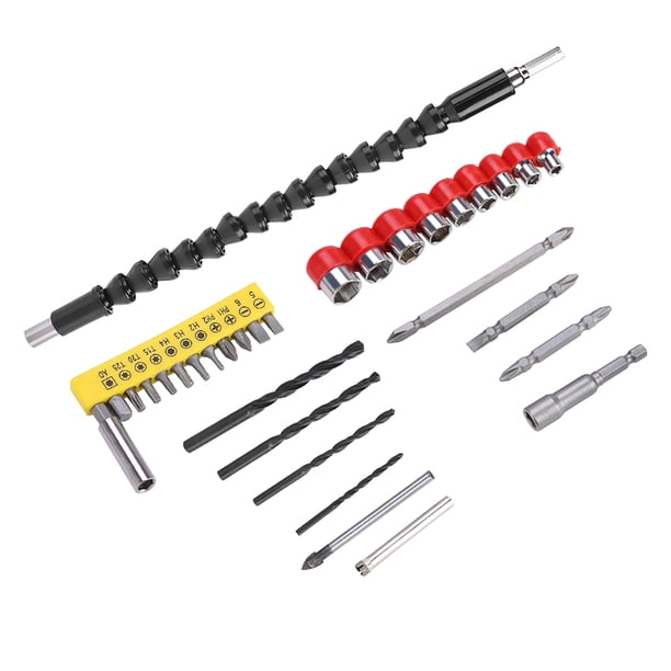 Juego de destornilladores Sincero con Brocas de Acero Inoxidable eje de extensión flexible 32 piezas