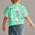 thumbnail image 3 of OGLCCG Toddler Boys' Short Sleeve Shirts Fashion Shark Printed Crewneck T-Shirts Top Summer Casual Soft Basic Tees 18M-10 Years, 3 of 5